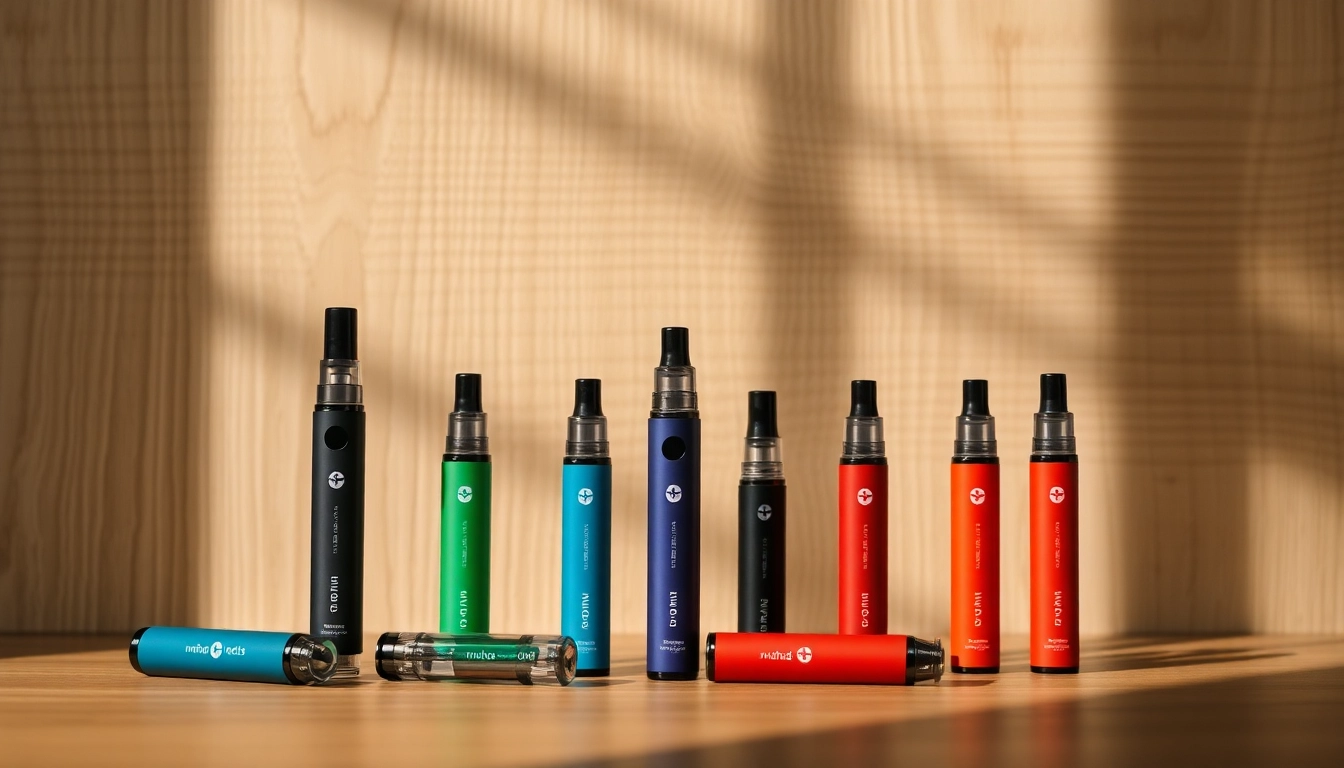 Explore Muha Meds Cannabis Disposables showcasing vibrant colors and premium design for an enhanced vaping experience.