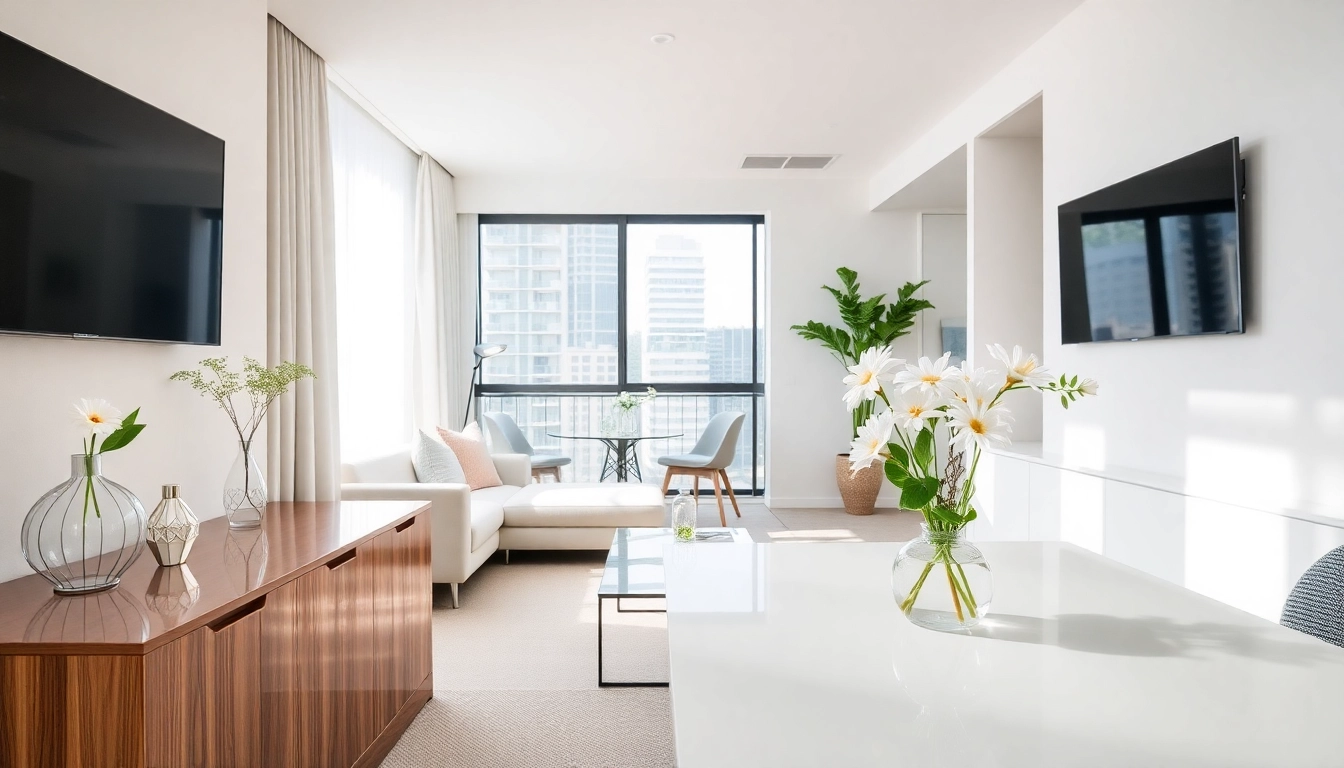 Experience top-rated bond cleaning Brisbane services showcasing a spotless apartment environment.