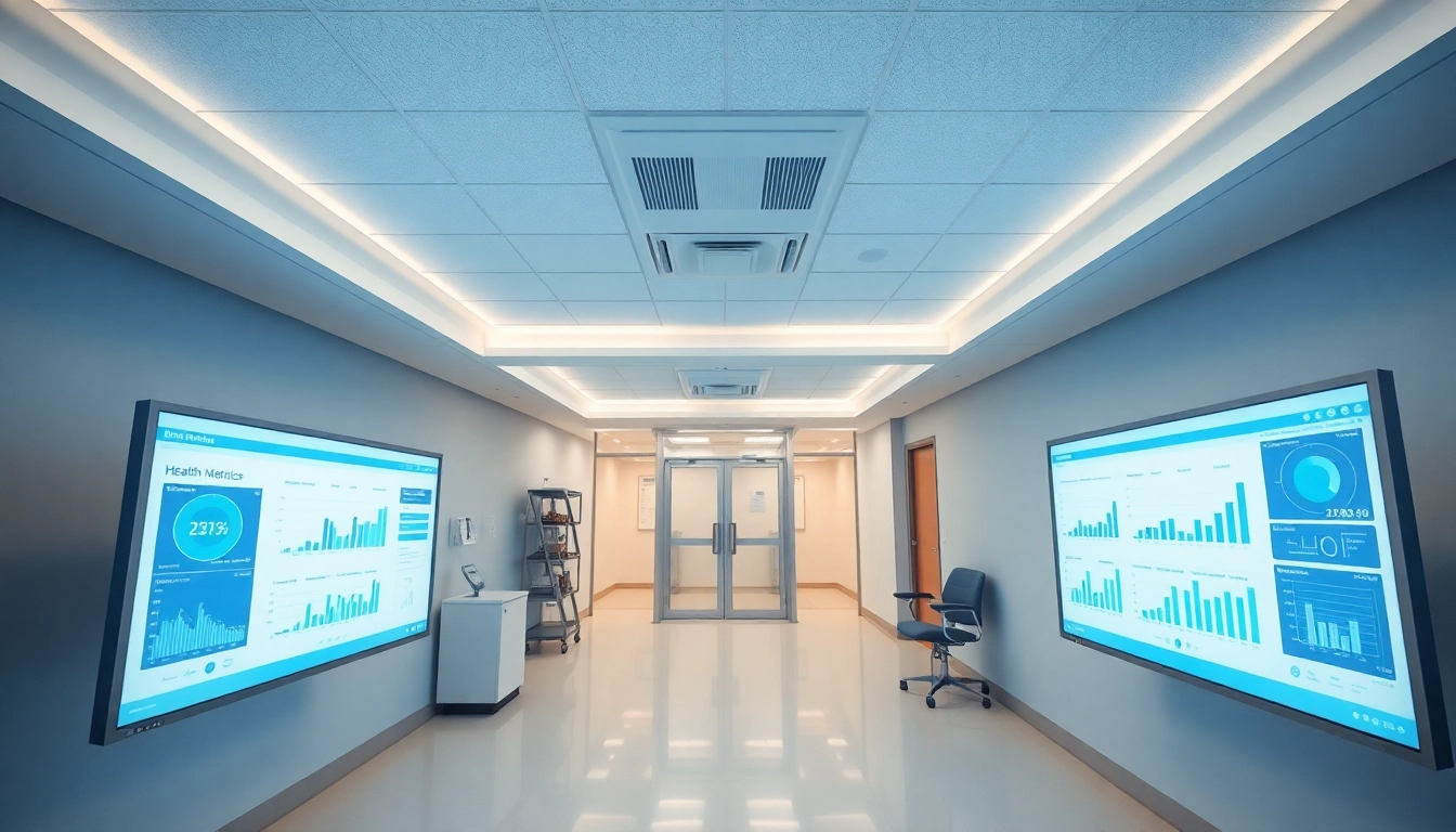 Analyze health metrics on https://www.informaticsview.com with modern screens in a clinical environment.
