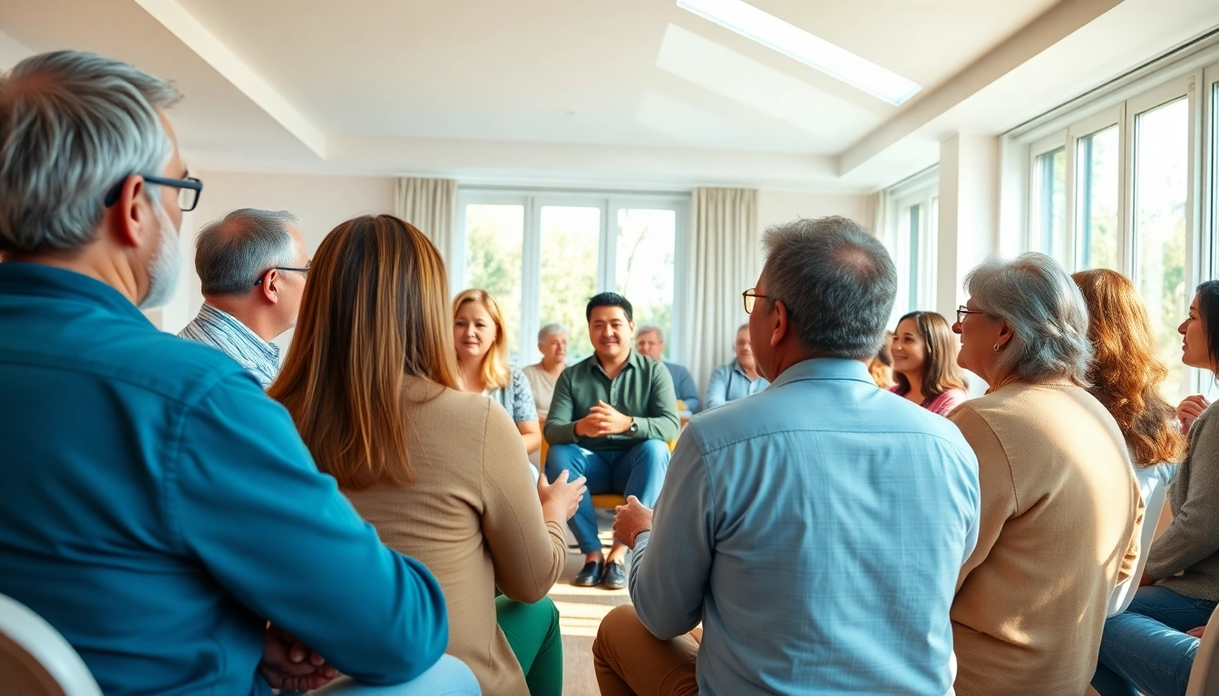 Supportive community gathering at crush ia recovery center nurturing healing and connection.