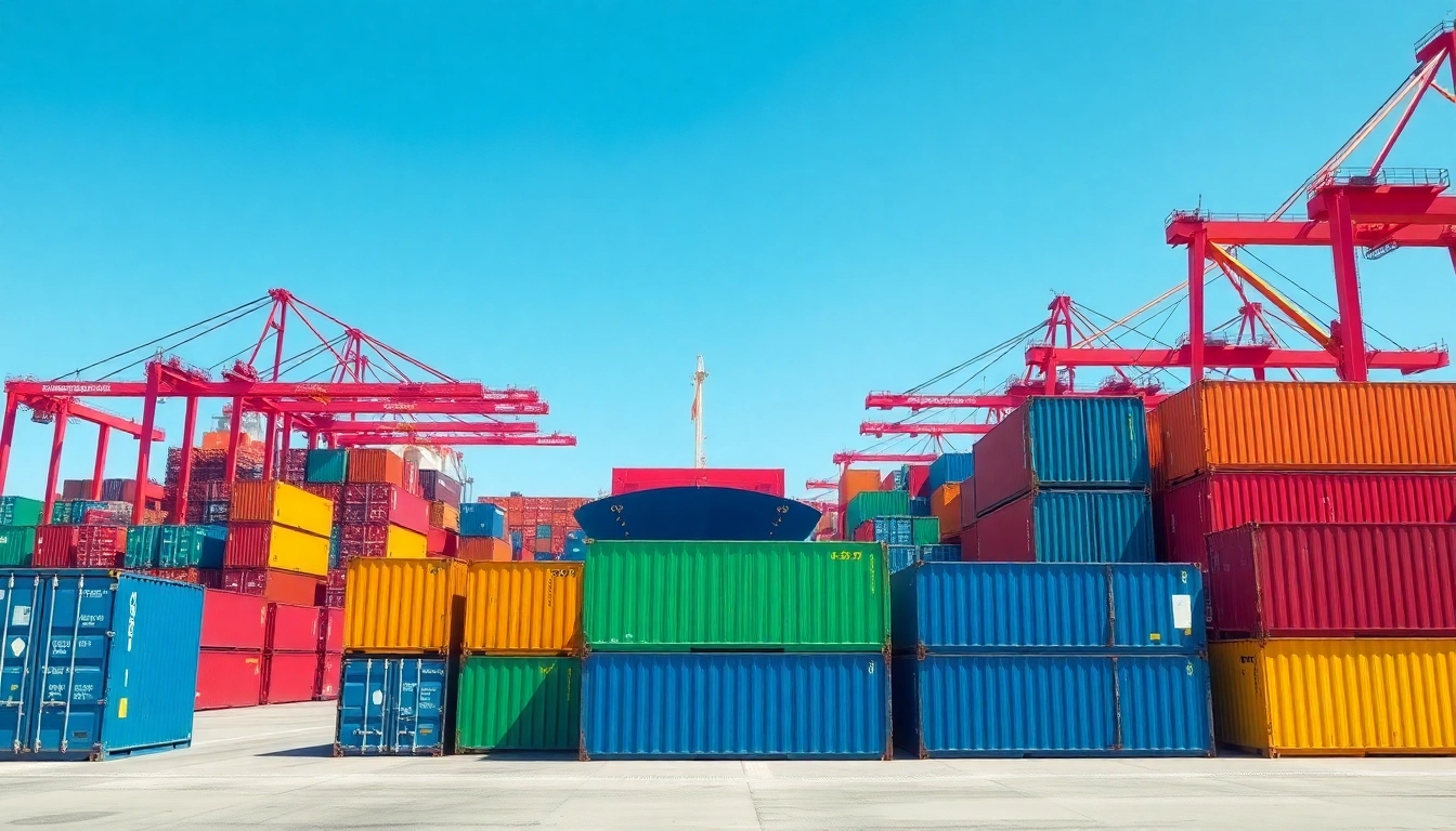 Understanding export tariffs on global shipping at busy ports with containers
