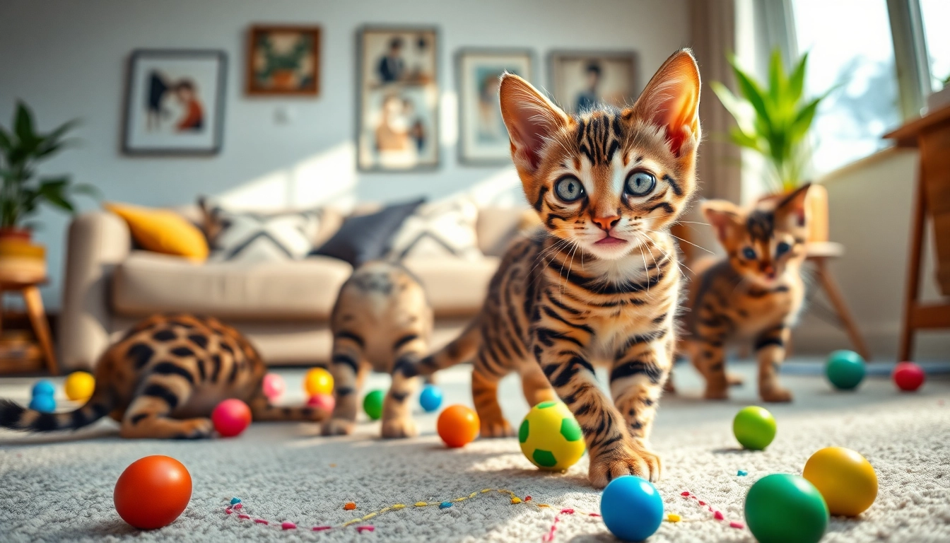 Visit Bengal Breeders Orange County to find playful Bengal kittens in a cozy setting.