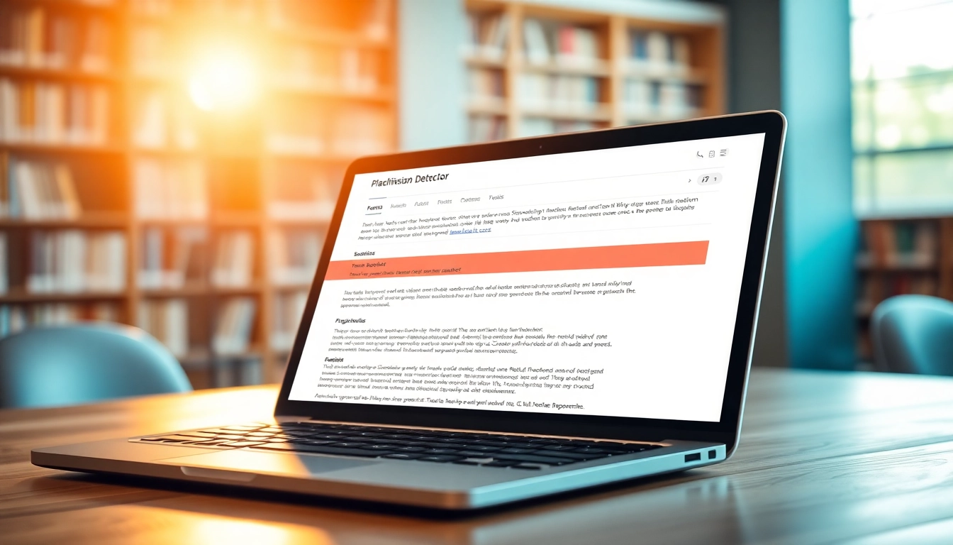 Analyze documents using a plagiarism detector to ensure originality and academic integrity.