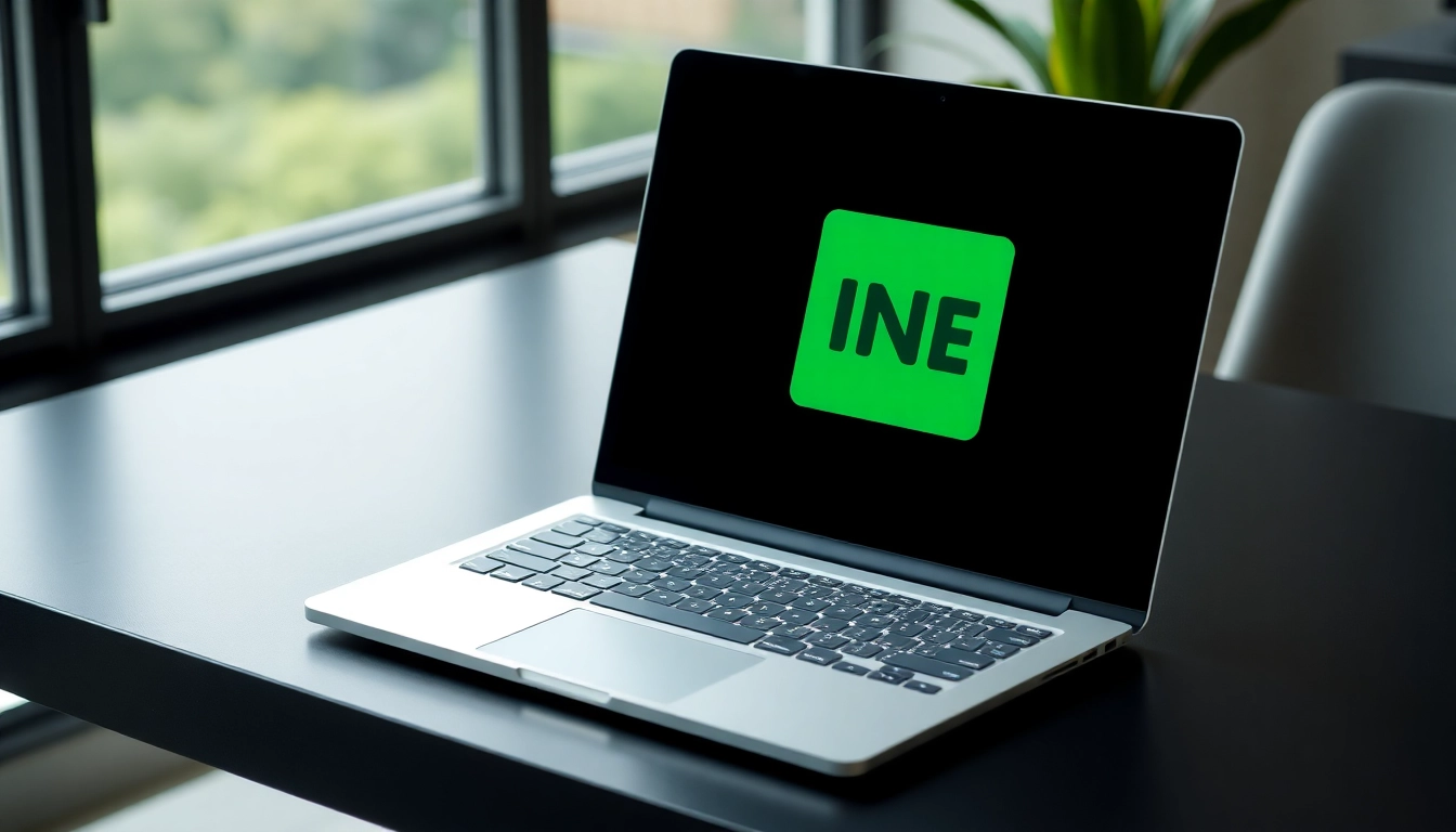Download line電腦版官方下載 on your sleek laptop for seamless communication.