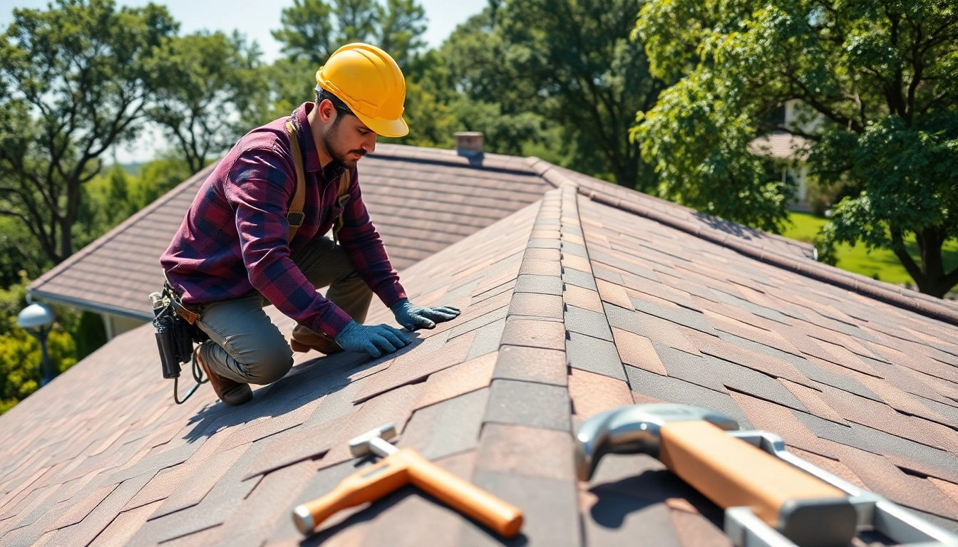 5-star roofing contractors Central Texas working on a residential roof showcasing skill and quality