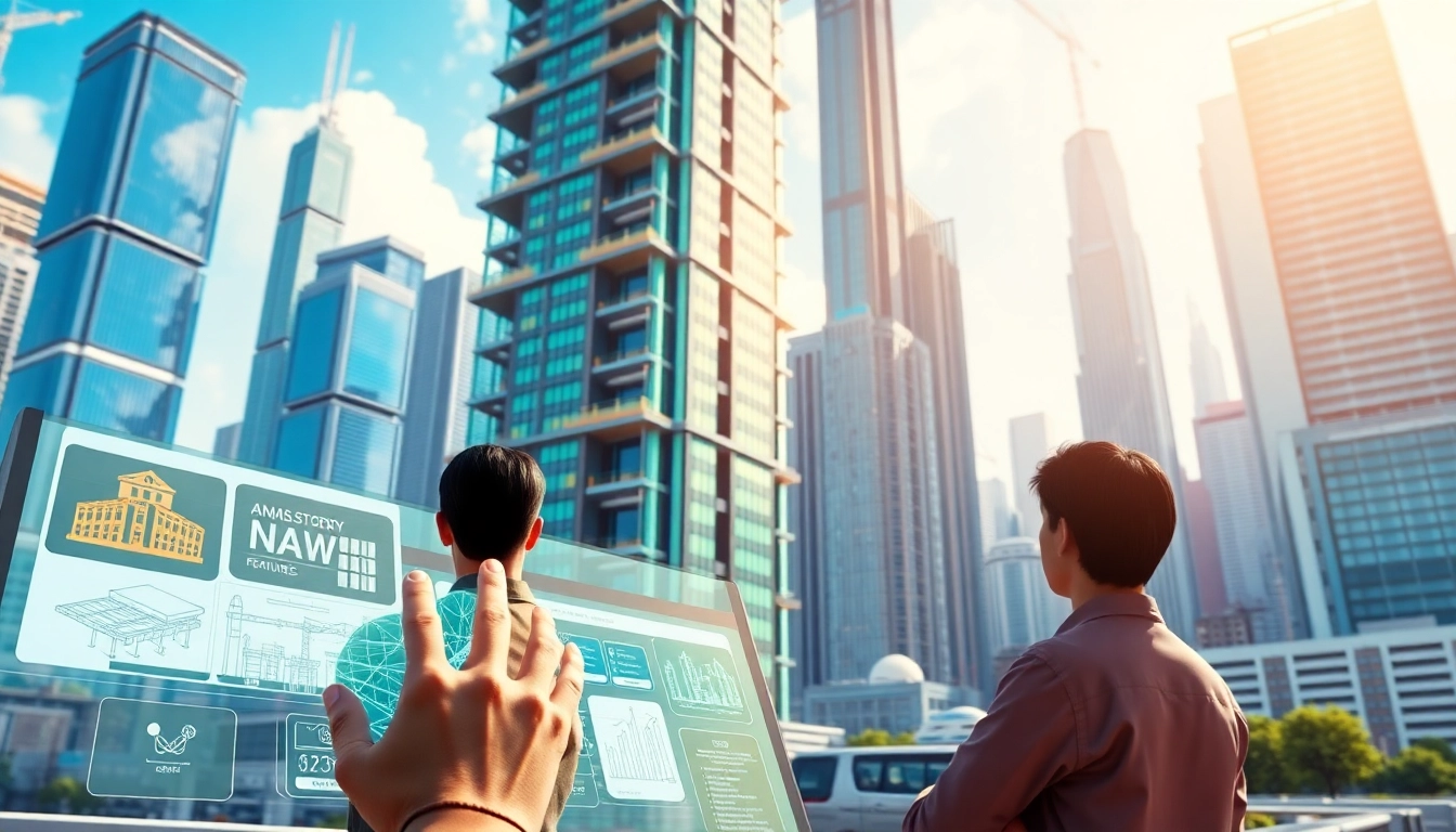Manage and build your sim tower in this dynamic digital art scene