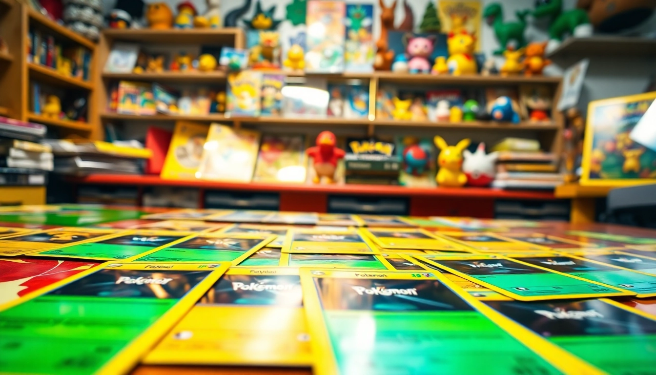 Showcase of real pokemon cards in india on a collector's table, highlighting rarity and vivid colors.