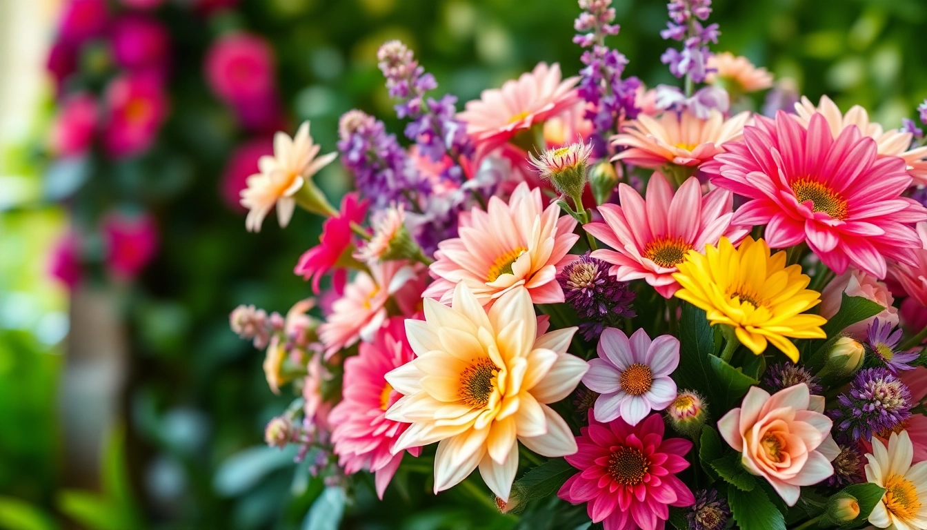 Showcase of Florist Wollert seasonal flowers in a vibrant bouquet highlighting local charm.
