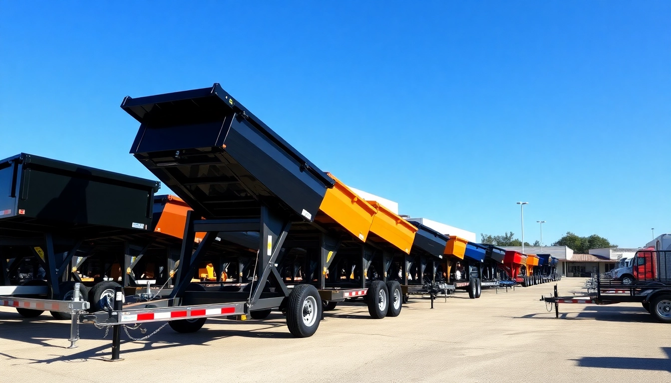 Bri-mar trailers for sale near me displayed prominently in a dealership showcasing various models.