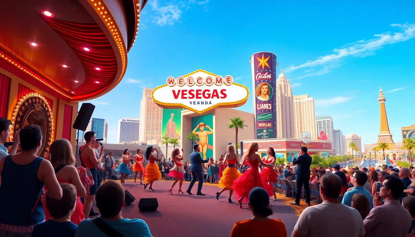 Experience a vibrant matinee vegas performance with colorful costumes and an enthusiastic atmosphere.
